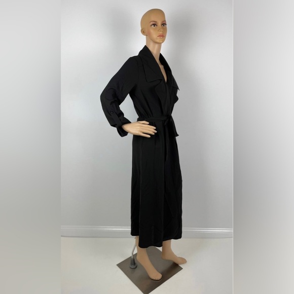 Black Belted Long Sleeve Cardigan - Picture 3 of 9